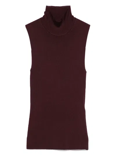 Khaite Sleeveless Top In Purple