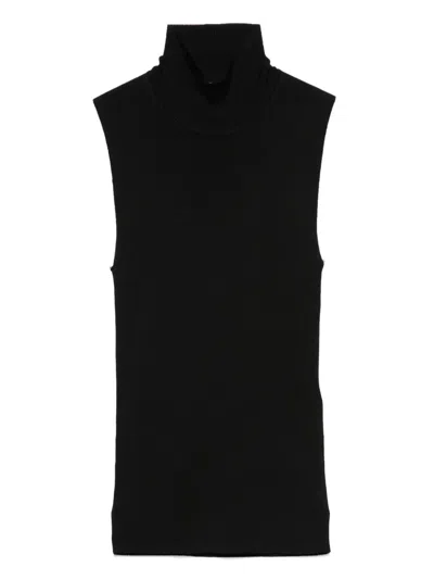 Khaite Sleeveless Top In Black