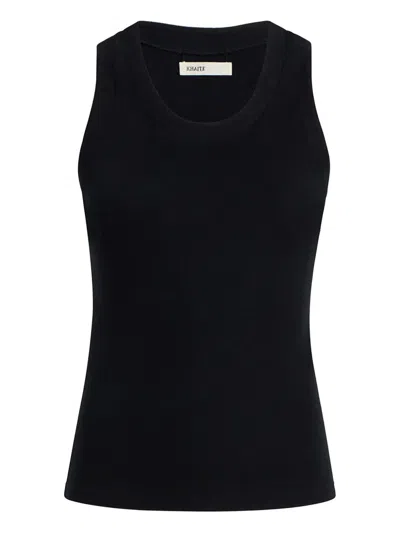 Khaite Sleeveless Top In Black