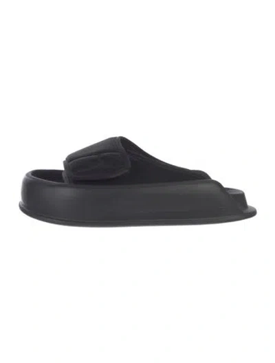 Pre-owned Khaite Slides In Black