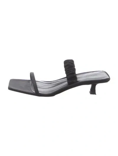 Pre-owned Khaite Slides In Black