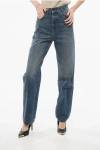 Khaite Slim Fit Albi Denims With Belt Loops 19cm