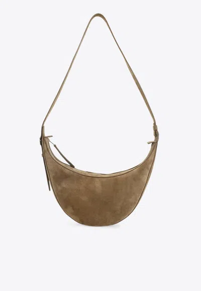 Khaite Small Augustina Crossbody Bag In Brown