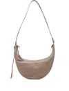 Khaite Augustina Small Leather Crossbody Bag In Gray