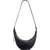 Khaite Small Augustina Suede Hobo Bag In Black