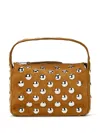 Khaite The Elene Small Leather Shoulder Bag In Brown