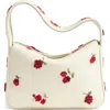 Khaite Small Elena Floral-embroidered Leather Shoulder Bag In Multi