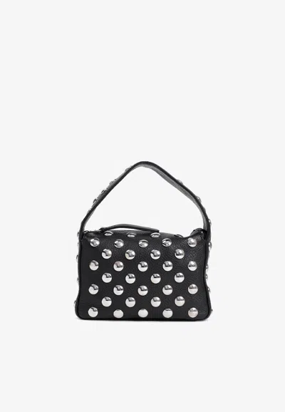 Khaite Small Elena Top Handle Bag In Black