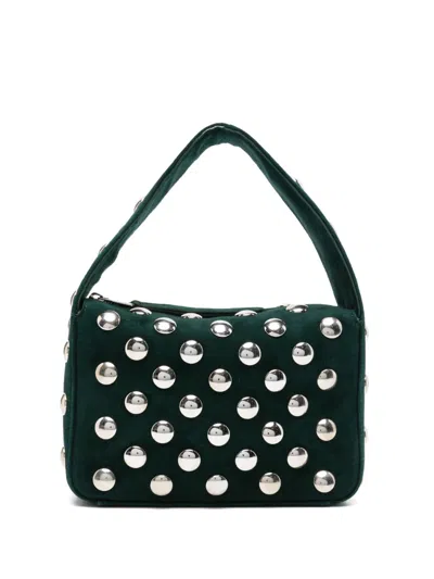 Khaite Small Elena Leather Tote Bag In Black