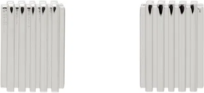 Khaite Small Empire Earrings In Metallic