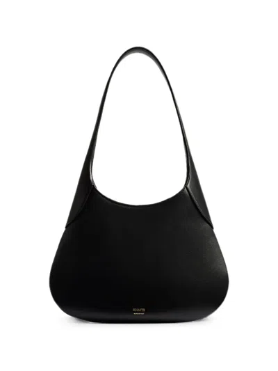 Khaite Small Joan Leather Shoulder Bag In Black