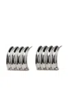 Khaite Small Julius Earrings In Silver