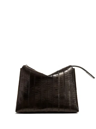 Khaite Small Lina Clutch Bag In Black