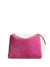 Khaite Small Lina Clutch Bag In Pink