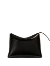 Khaite Lina Suede Crossbody Bag In Black