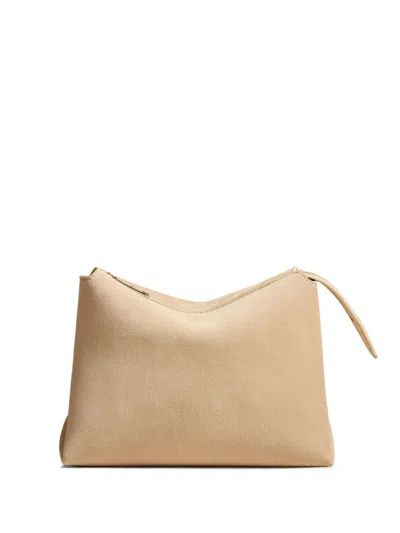 Khaite Small Lina Clutch In Neutrals