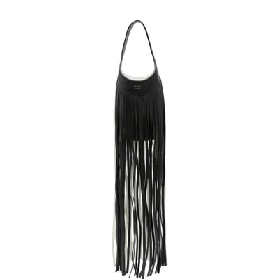 Khaite Small Livia Bucket Bag In Black