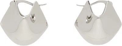 Khaite Small Lotus Earrings In Metallic