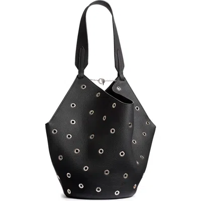 KHAITE KHAITE SMALL LOTUS GROMMET LEATHER TOTE