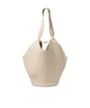 Khaite Lotus Small Shoulder Bag In Nude