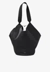 Khaite Small Lotus Leather Top Handle Bag