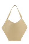 Khaite Small Lotus Tote Bag In Beige