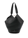 Khaite Small Lotus Tote Bag In Green