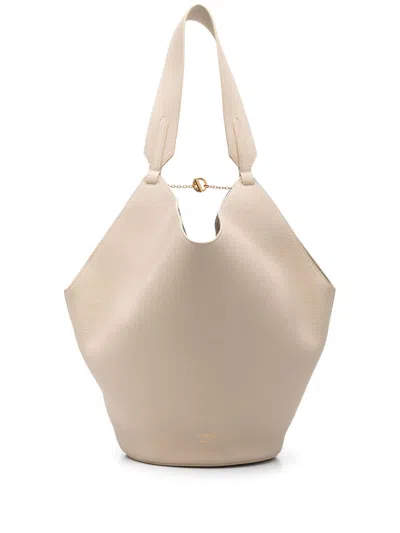 Khaite Small Lotus Tote Bag In Neutrals