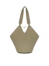 Khaite Small Lotus Tote In Sage