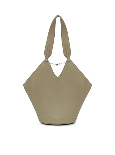 Khaite Small Lotus Tote In Sage