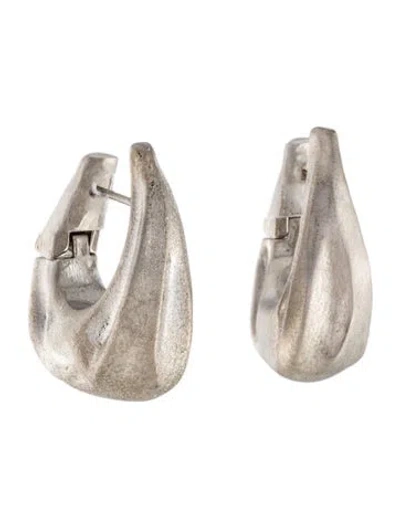 Pre-owned Khaite Small Olivia Hoop Earrings In Multi