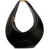 Khaite Olivia Small Leather Shoulder Bag In Black 200
