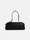 Khaite 'smona' Black Leather Bag In Black