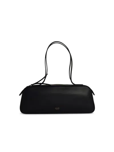 Khaite 'smona' Black Leather Bag