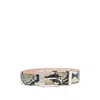 Khaite Snake-effect Metal Belt In White