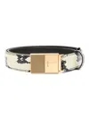Khaite Snakeskin-effect Belt In Multicolour