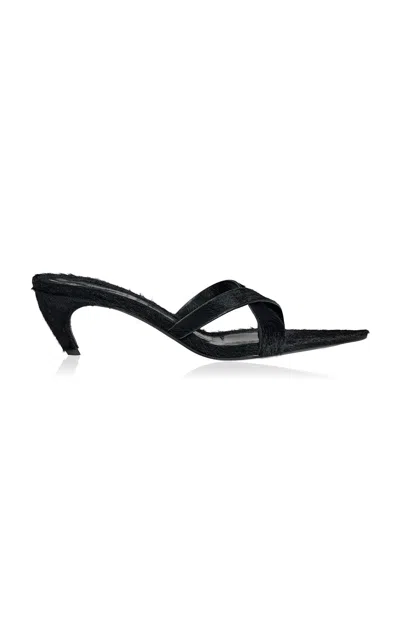 Khaite Sophie Sandal 55 In Black