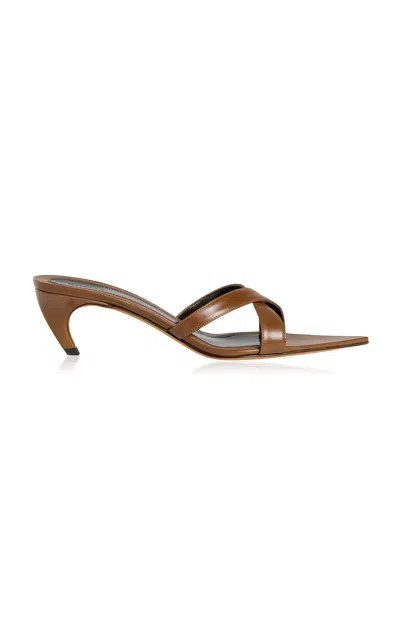 Khaite Sophie Sandal 55 In Brown