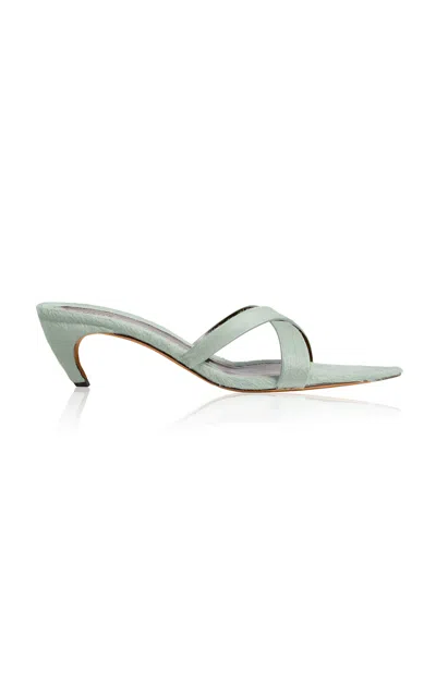 Khaite Sophie Sandal 55 In Green