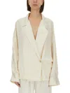 Khaite Sophisticated Women's Mini Jacket – Perfect For Fw24 In White