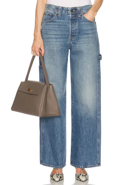 Khaite Sowen Wide Leg In Heath