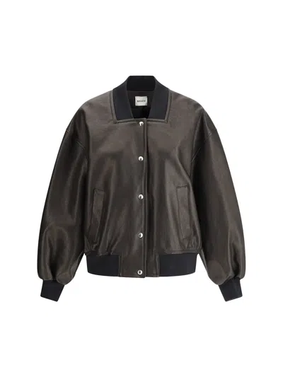 KHAITE SPENCE LEATHER JACKET