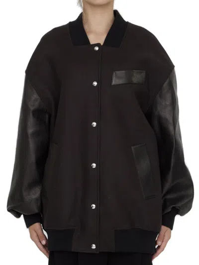 KHAITE SPENCER PRESS-STUD BOMBER JACKET