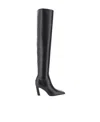 Khaite Marfa Classic Over The Knee Heel Boot In Black