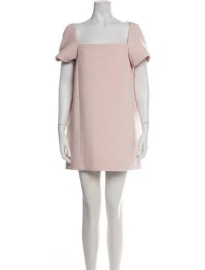 Pre-owned Khaite Square Neckline Mini Dress In Green