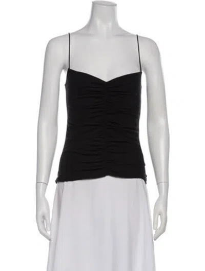 Pre-owned Khaite Square Neckline Sleeveless Top In White