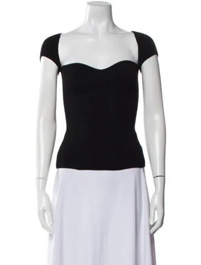 Pre-owned Khaite Square Neckline Sweater In Blue