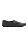 Khaite Billy Leather Penny Loafer In Black