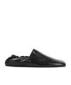 Khaite Refined Black Goat Leather Ballerinas In Black
