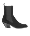 Khaite Woman Ankle Boots Black Size 6 Leather In Black